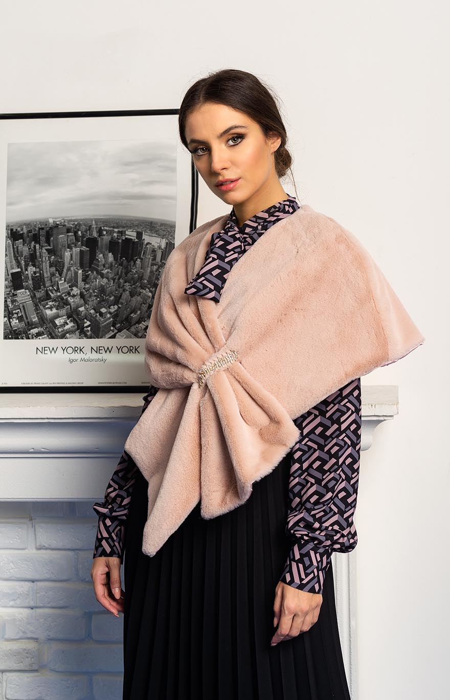 Stola Eco pelliccia